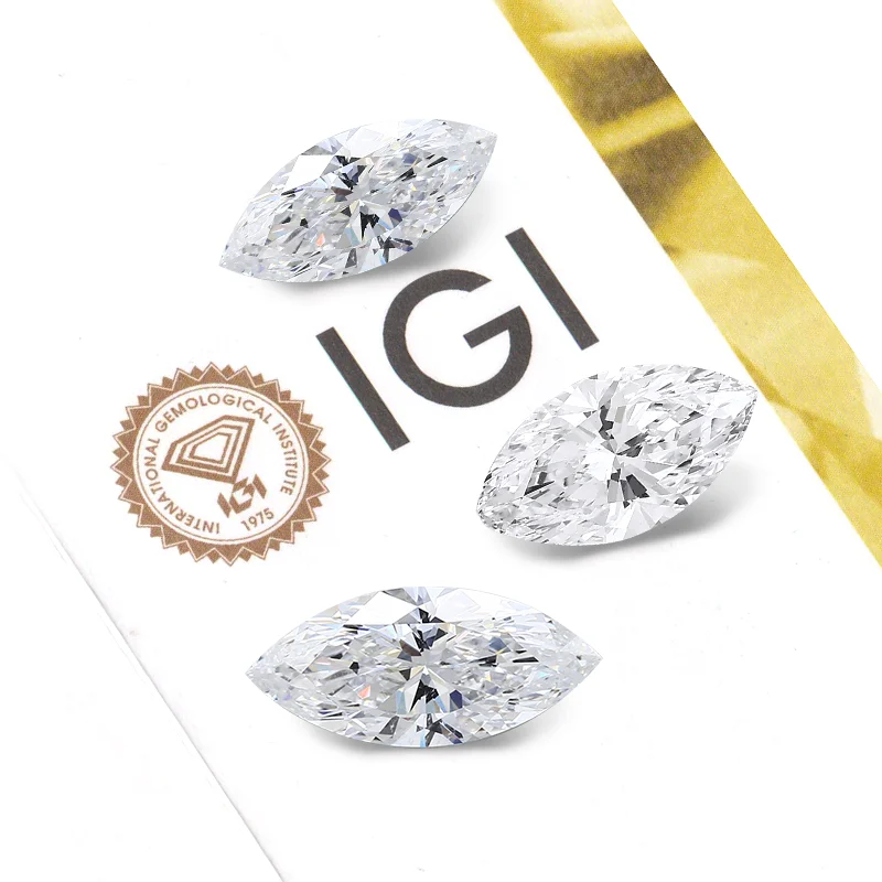 

starsgem hpht good quality fancy marquise cutting IGI certificate 1~1.09ct DEF lab grown diamonds making machine