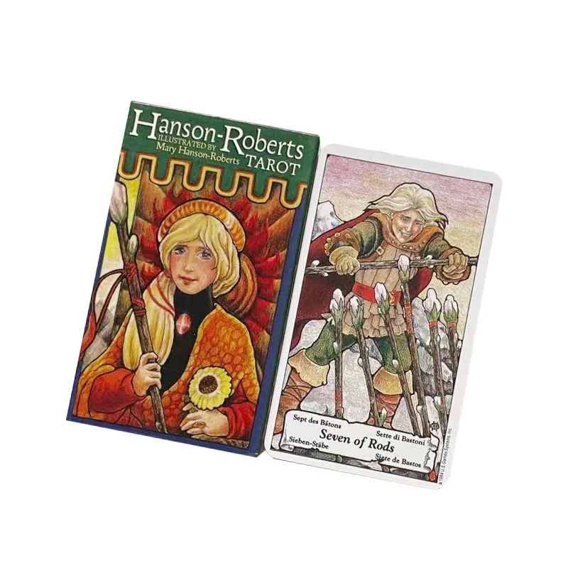 

The Hanson Roberts Tarot English Tarot Cards Deck Oracle Card Deck Board Game for Personal Use Divination Fate