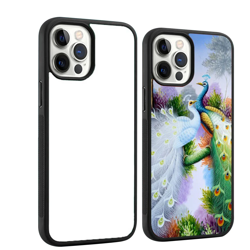 

HOCAYU TPU PC 2D Tough Sublimation Blank Cell Phone Case Cover For Iphone 11 12 13 Pro Max Mini XR XS Max Funda