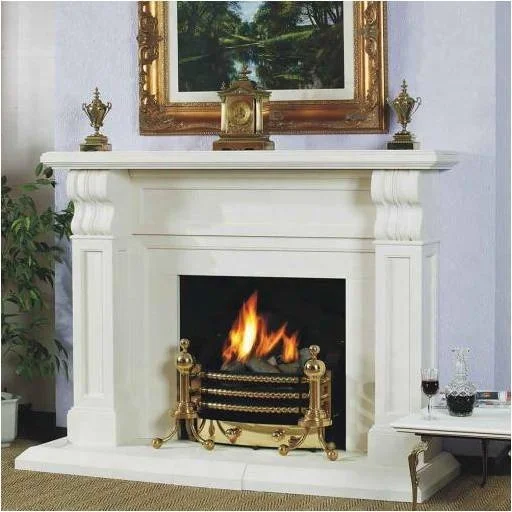 Modern Fire Place White Marble Electric Fireplace Surround Buy