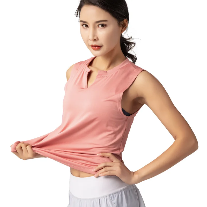 

Women's Loose Wicking Fitness Workout Training Sports Dance Tank Tops