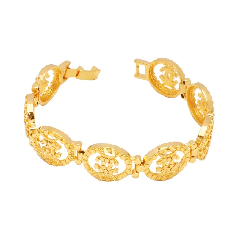 

Wholesale bracelets bangles cc women plated fashion gold bracelet bracelet jewelry, 24k gold