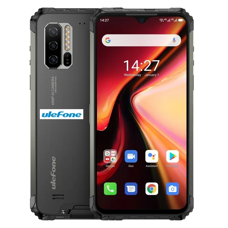 

Ulefone Armor 7 4G LTE Smartphone Octa Core 8GB+128GB IP68 Rugged Mobile Phone Helio P90 Android 10.0 48MP Camera Global Vision