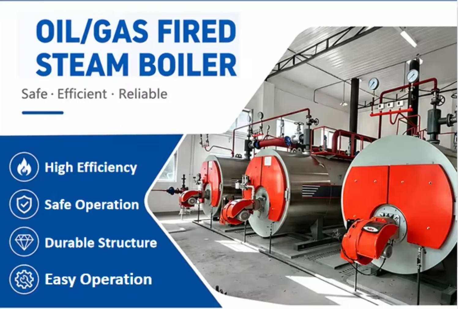 Steam Boiler, LPG, 1000kg, 5000kg - detail 4