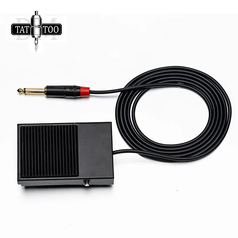 

Professional Tattoo Electric Pedal Portable Tattoo Pen Foot Control Pedal, Black