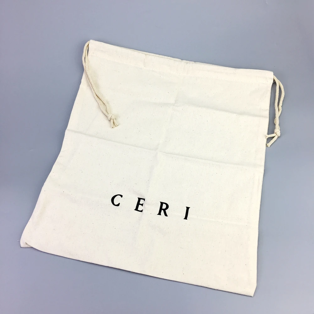 

Custom fashion plain book shopping canvas dust bag, Customized