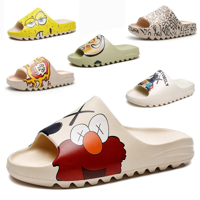 

Custom LOGO New Unisex Sandals Men Flat Slides Shoes outdoor Women Slip Eva Kids 2023 slides Sandals Beach Ladies Slippers
