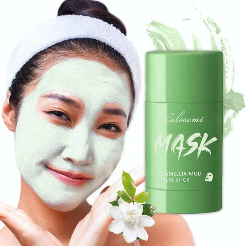 

Calosemi Private Label Natural Organic Face Beauty Skin Care Deep Cleansing Oil Control Green Tea Clay Stick Mask