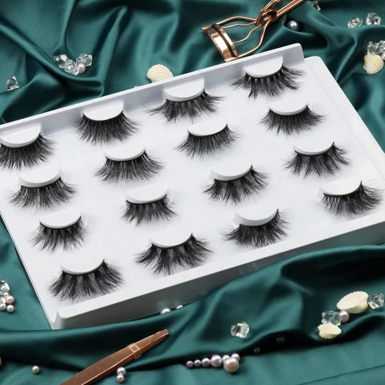 

2021 New Styles 25mm 3D Real Siberian Mink Fur Eyelashes Factory in USA/UK ZX085, Natural black