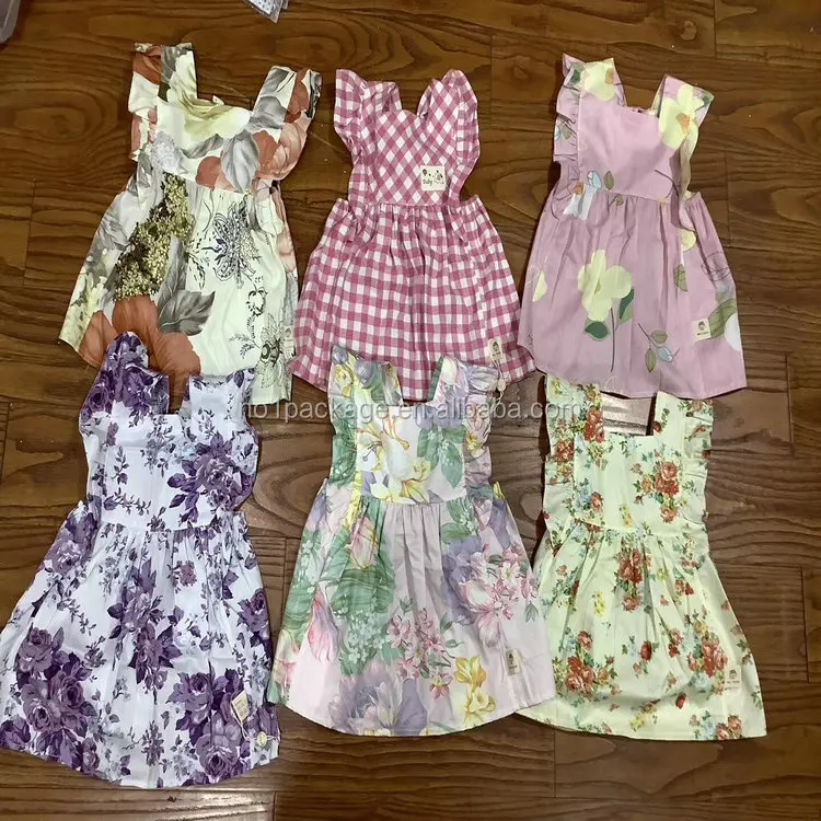 

1.25 Dollar Model YH-AQ004 Kids 1-4 Years Good Quality Cotton clothes dresses For Cleanning, Mix color