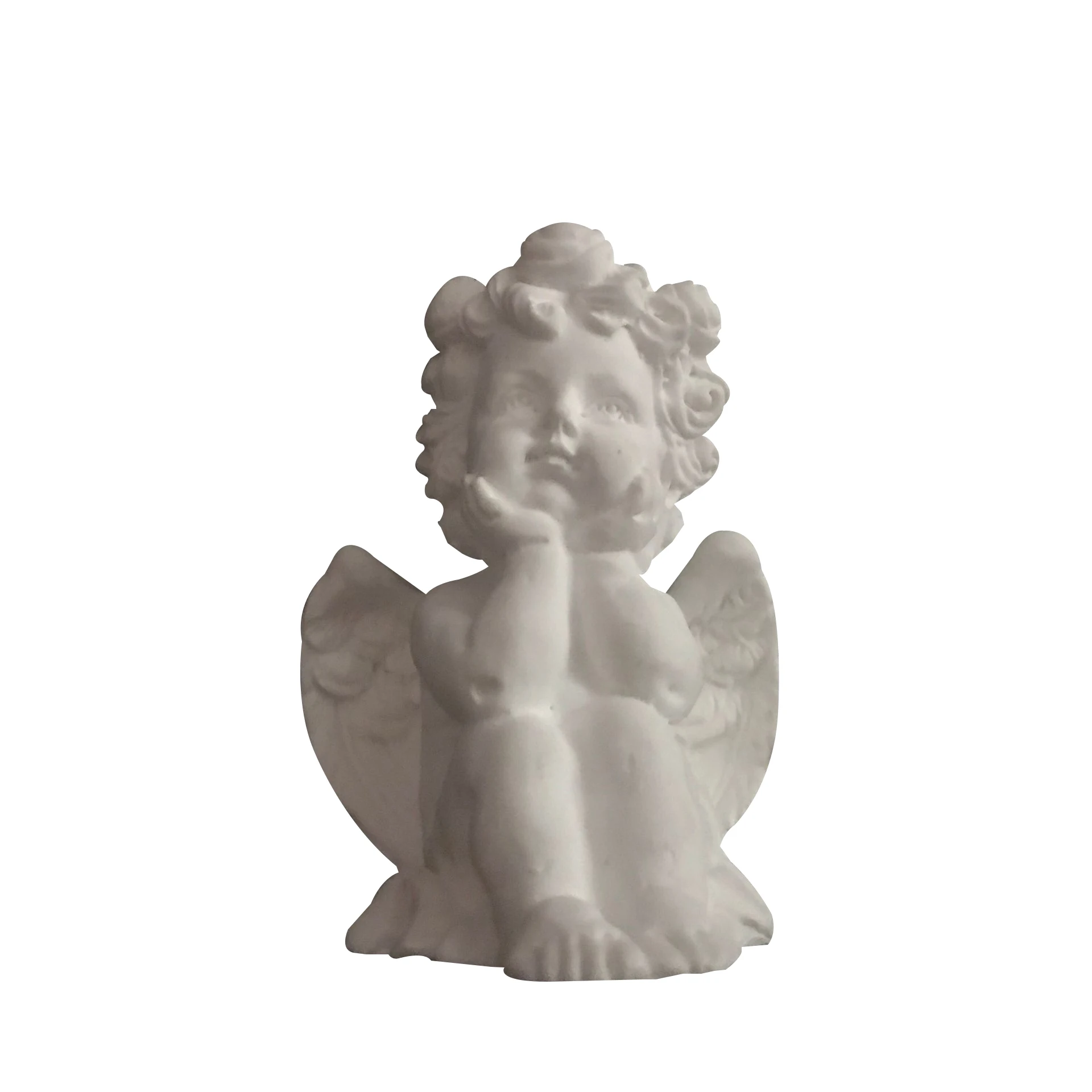 

3D custom angel doll silicone candle resin mold scented plaster candle holder silicone craft mold, Random