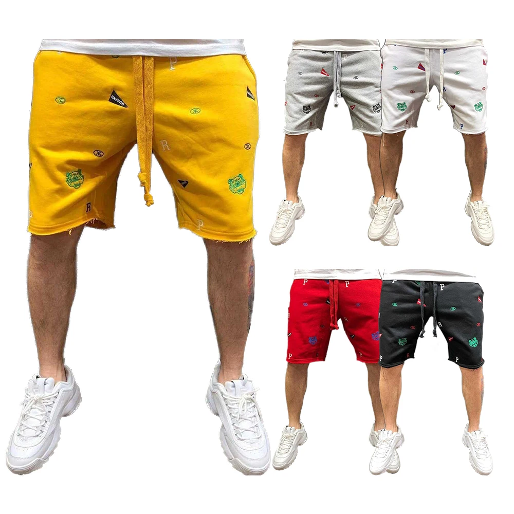 

Newest Sweatpants Elastic Waist Summer Casual Leisure Pants Cotton Male 6XL Solid Men Shorts