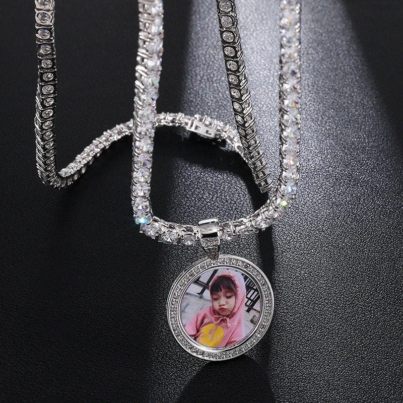 2019 Trend Custom Made Photo Chain Necklace For Men Fashion Jewelry