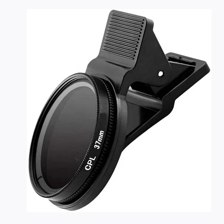 

AIPAXAL Factory Wholesale Universal Clip-on  CPL Filter Polarizer Lens, Black