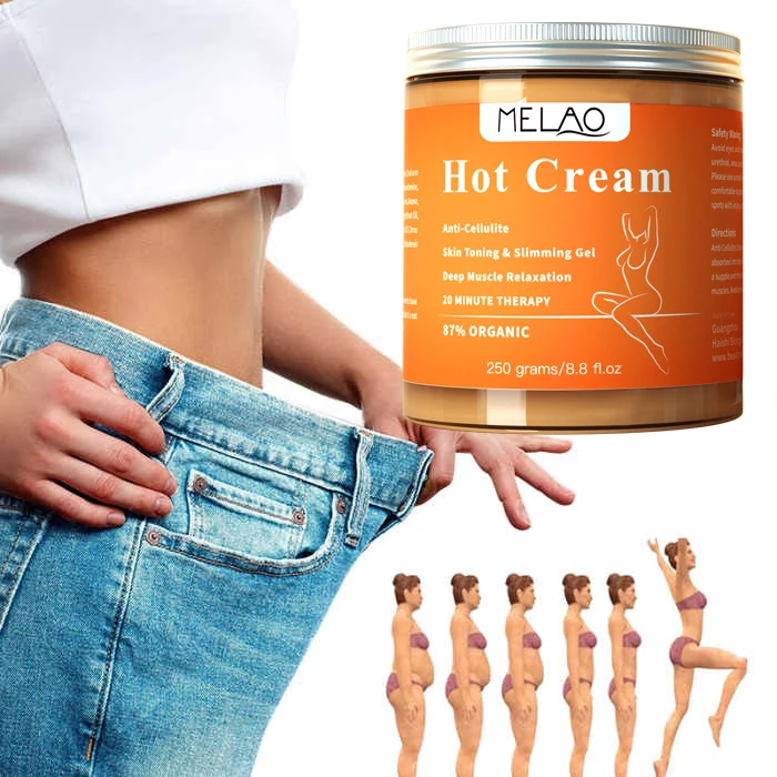 

Private Label Women Weight Loss Body Slimming Cream Anti Cellulite Massage Gel Body Waist Fat Burning Hot Cream, Yellow