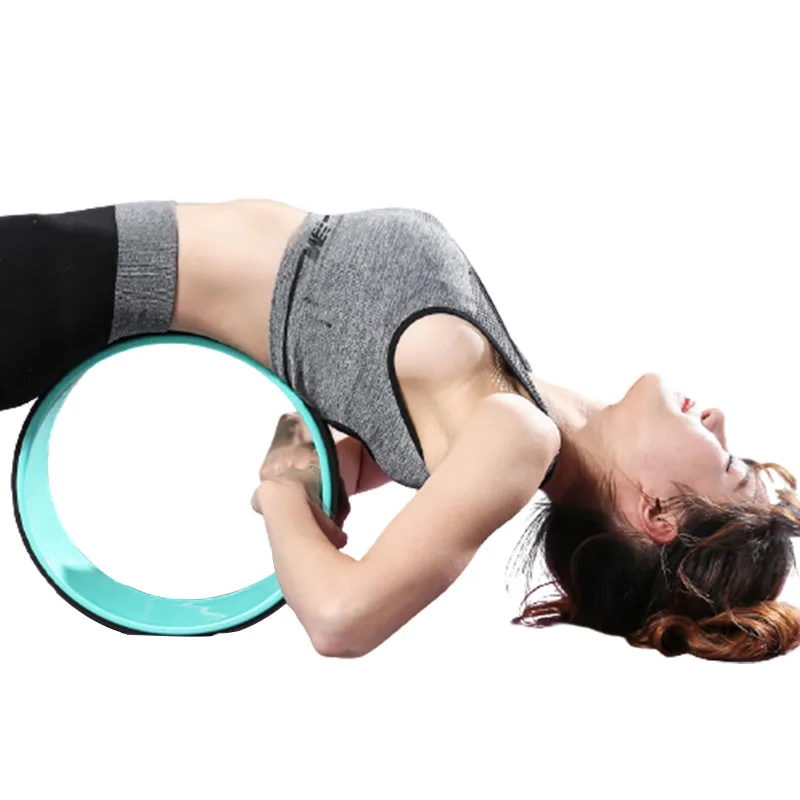 

Acceptable custom logo balance training set fitness yoga prop wheel pilates circle