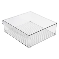 

Refrigerators and Freezers Kitchen Clear Plastic Stackable Plastic Fridge Container Organizer Bins with Drawer