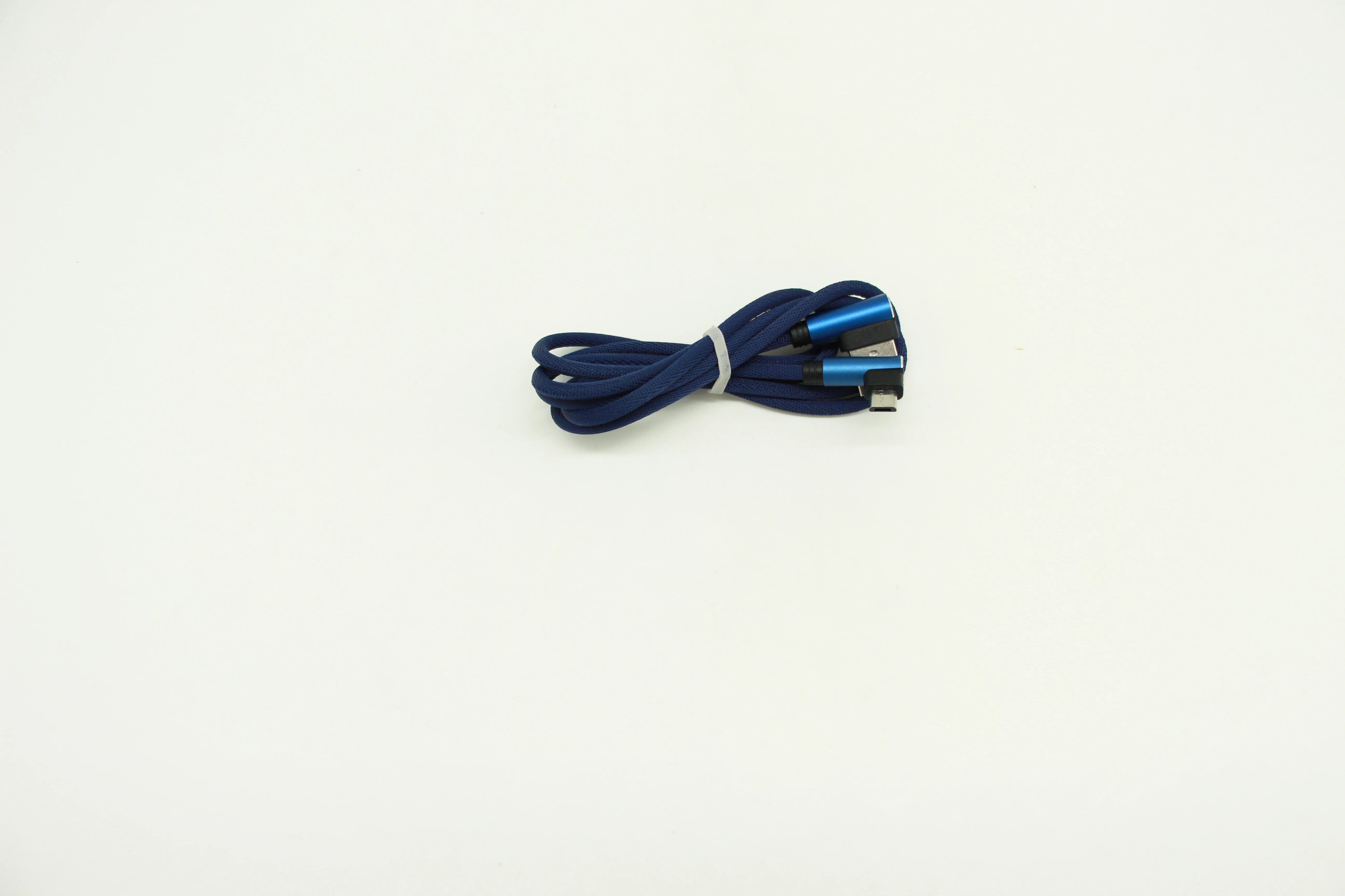 Factory Price Cotton Material 90 degree usb cable 90 degree u shape Micro usb cable - ANKUX.COM