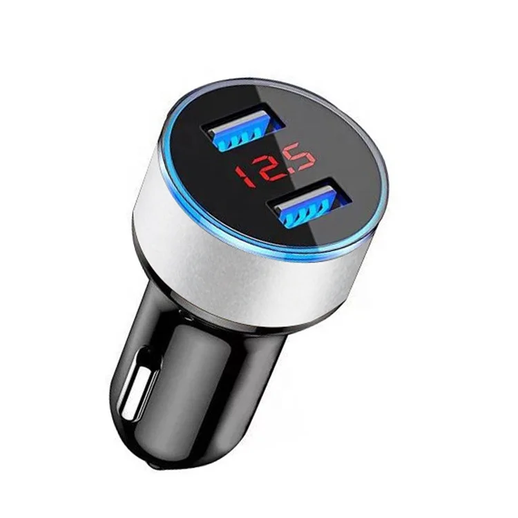 

cantell 5V 3.1A phone Car Charger Adapter with box packaging dual USB Port Fast Car Charging usb car charger