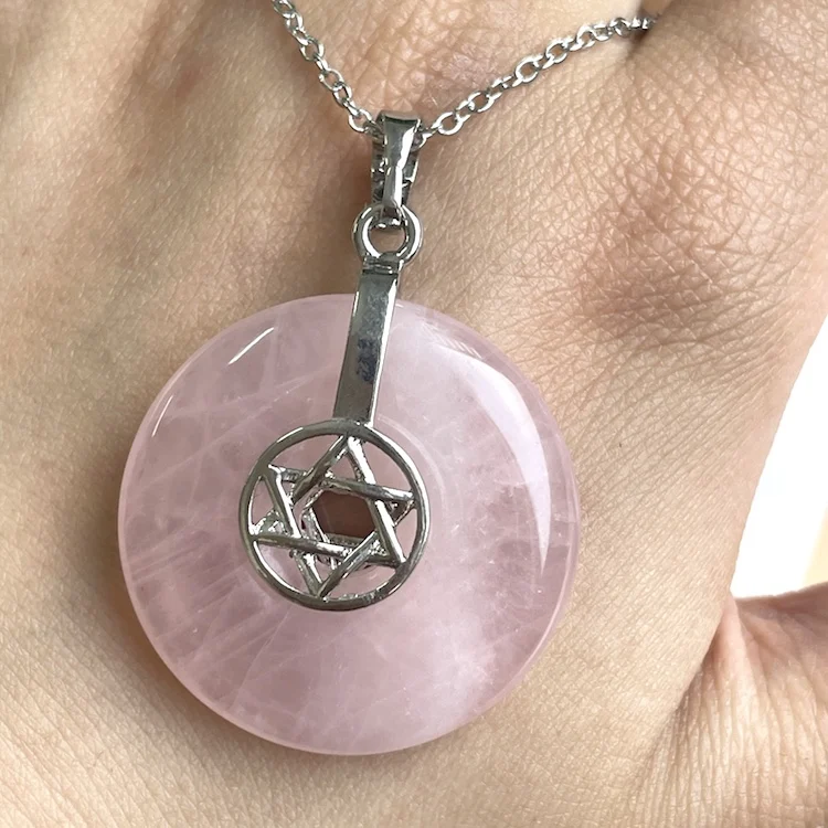 

2021 New Arrival Chinese healing crystal pendant necklace for men and women