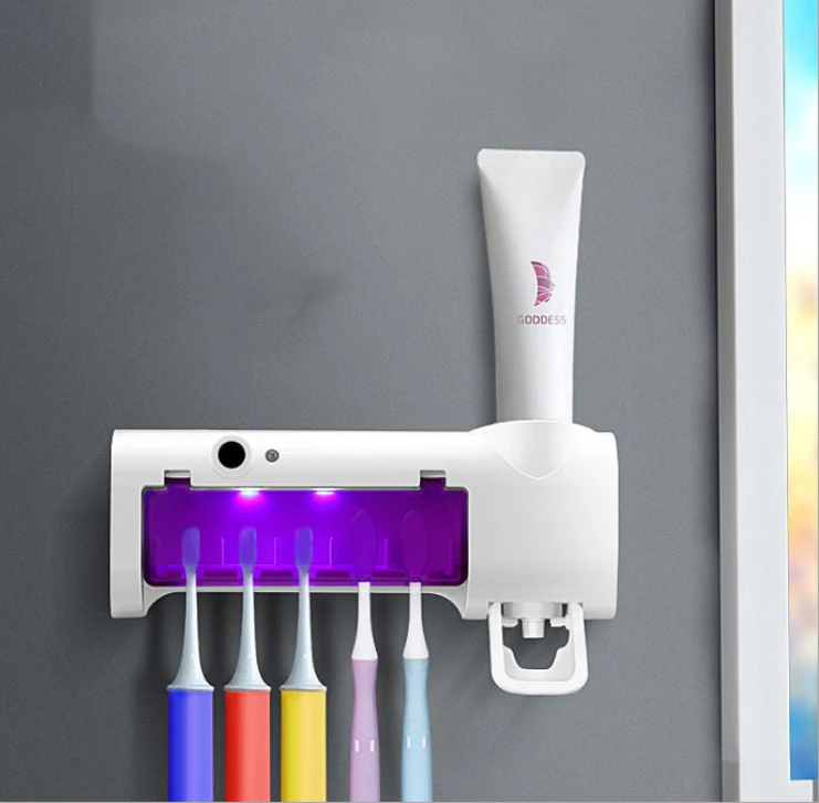 

wall mount uv light toothbrush steriliser