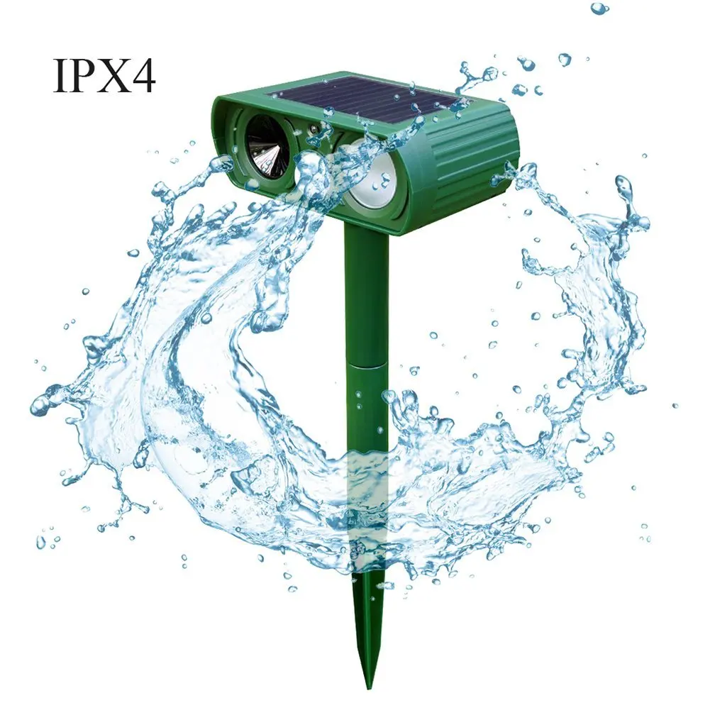 

Mini Waterproof Night Repellent Portable Ultrasonic Supplier High Quality Solar Powered Animal Repeller