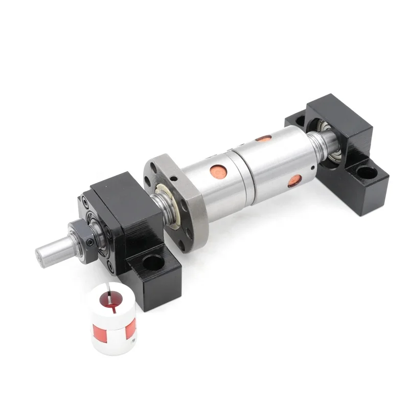 Dfu 1605 Ball Screw Double Nut Rotating Ball Nut Buy Rotating Ball