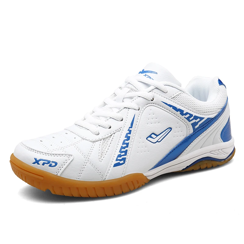 

2020 Breathable Anti-Slippery volleyball sneakers Professional Badminton shoes ladies table tennis shoes for men, White