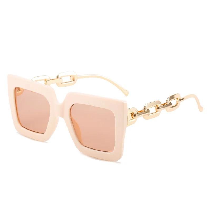 

2022 New Classic Polarized Driving Sun glasses Men Women Large Frame Square Rimless Gradient Sunglasses
