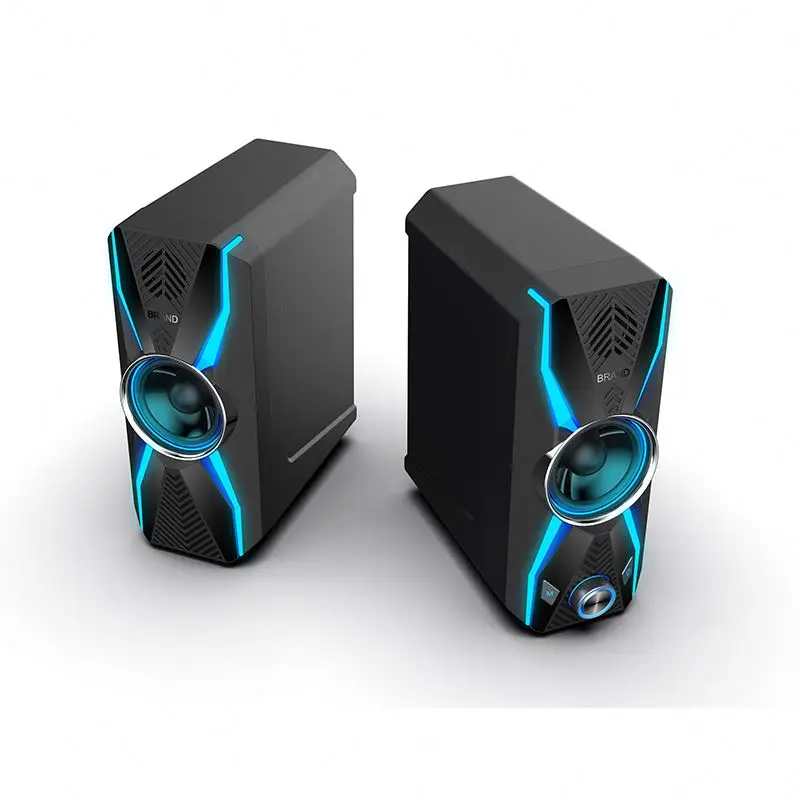 

Good quality white computer speakers Custom Logo Printing With Wholesaler