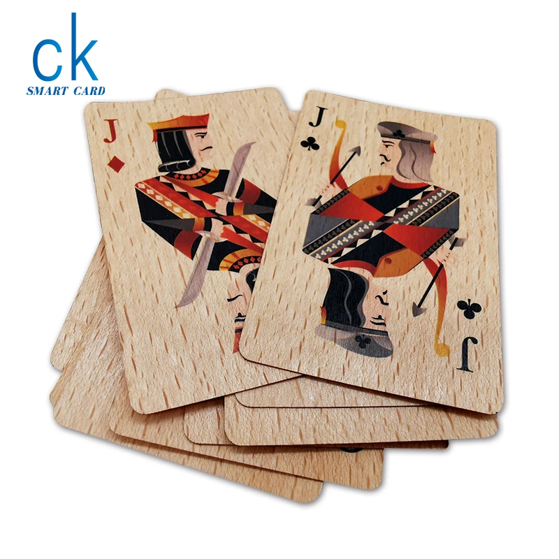 

wholesale Oem supply custom Laser cut engraved or full color printing wood post card