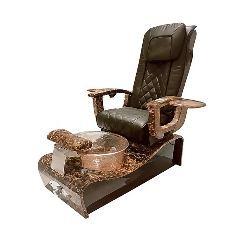 

The latest fiberglass base foot spa massage pedicure chair no plumbing spa chair, Optional