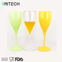 

Custom Acrylic Crystal Plastic Tritan Goblet Champagne Wine Glass