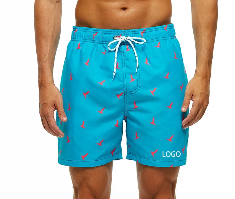 

Plus size Swim shorts custom Men Quick Dry Printed Swim Trunks Beach Shorts Polyester Mens Surf Swimwear Swimming Shorts