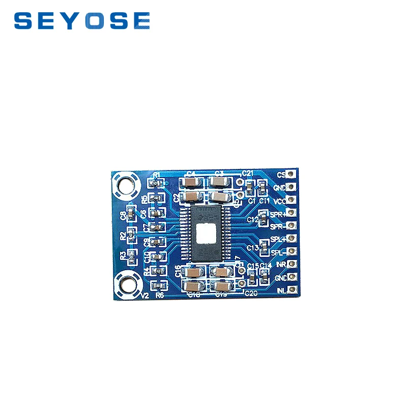 

XH-M562 micro version of TPA3116D2 digital D power amplifier board ultra-thin double 50W audio amplifier board, Blue