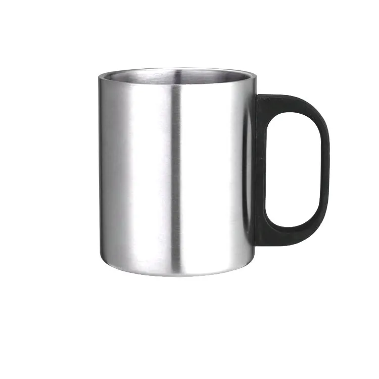 

Factory Direct Sale 220ml Hot Selling Coffee Beer Mugs Mini Classic Double Wall Stainless Steel Office Water Cups, Customized colors acceptable