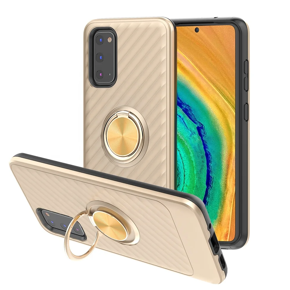 

Saiboro Metal 360 degree rotation Finger Ring Phone Holder Back Cover For Samsung S20 Ultra 5G, Multi-color, can be customized