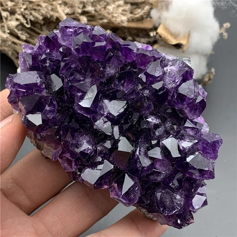 

Hot Selling High Quality Natural Amethyst Cluster Crystal Cluster Raw stone Gemstone Healing Stones