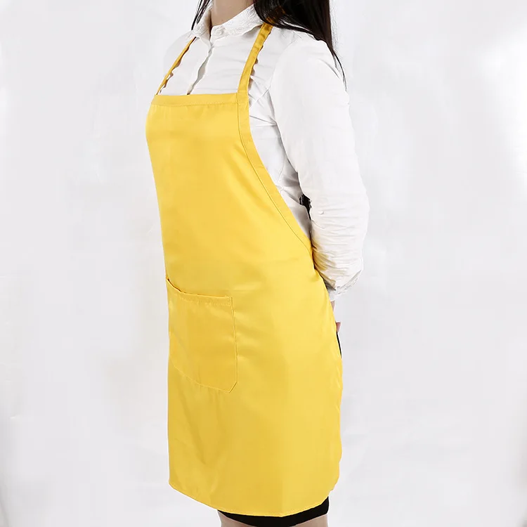 

First class quality cotton fabric denim chef salon apron, Customized color