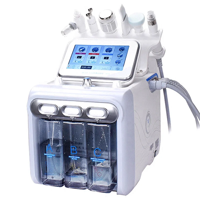 

2020 Newest Facial Cleaning Beauty Device hydra 6in1 H202 beauty machine facial clean machine