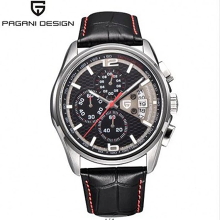 

Pagani Design 3306 Elegant men automatic mechanical wristwatch luminous calendar fashion quality stainless steel men watches, 4 colors for choice