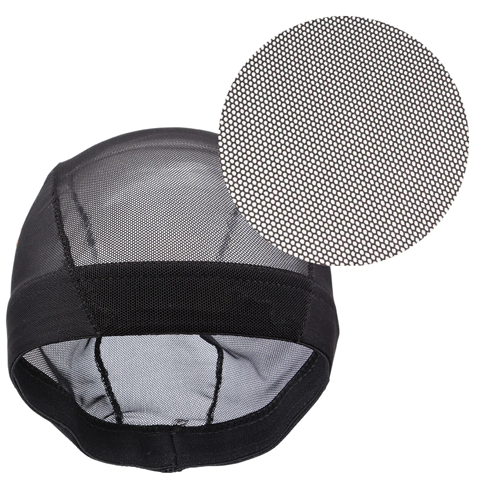 

Hot Sale Mesh Dome Wig Cap Breathable Thin Skin Mesh Wig For Making Wig Caps, Black/beige