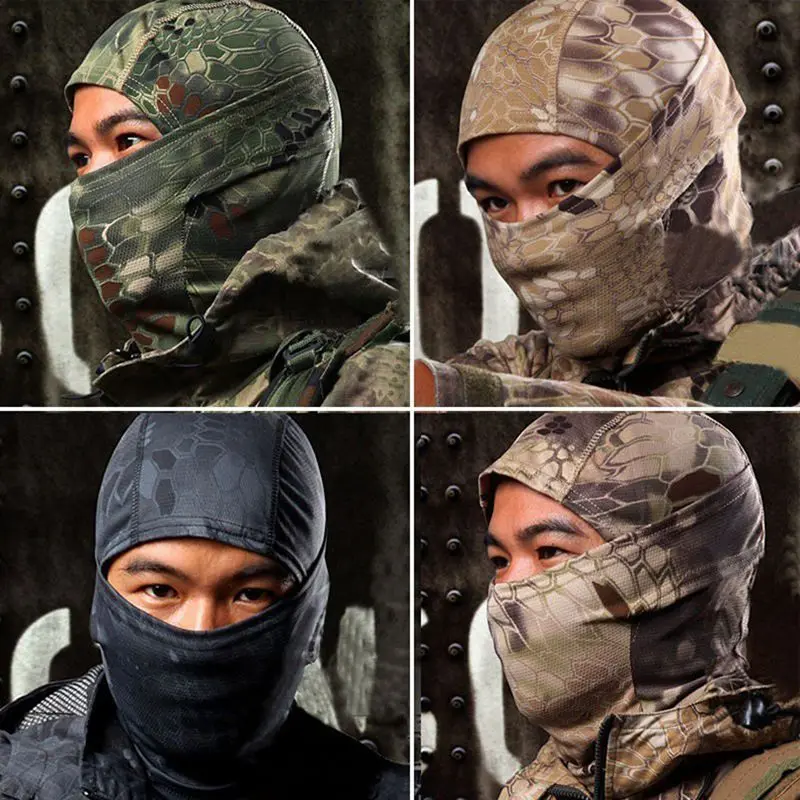 

Quick Dry Breathable Typhon Tactical Balaclava Neckerchief Mask Airsoft Paintball Full Face Motorcycle Cycling Hunting Scarf