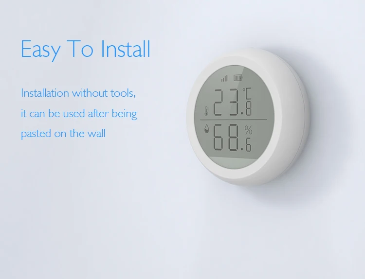 Real Time Monitoring Humidity Temperature Smart Wireless Sensor Testing Meters For Smart Home - ANKUX.COM