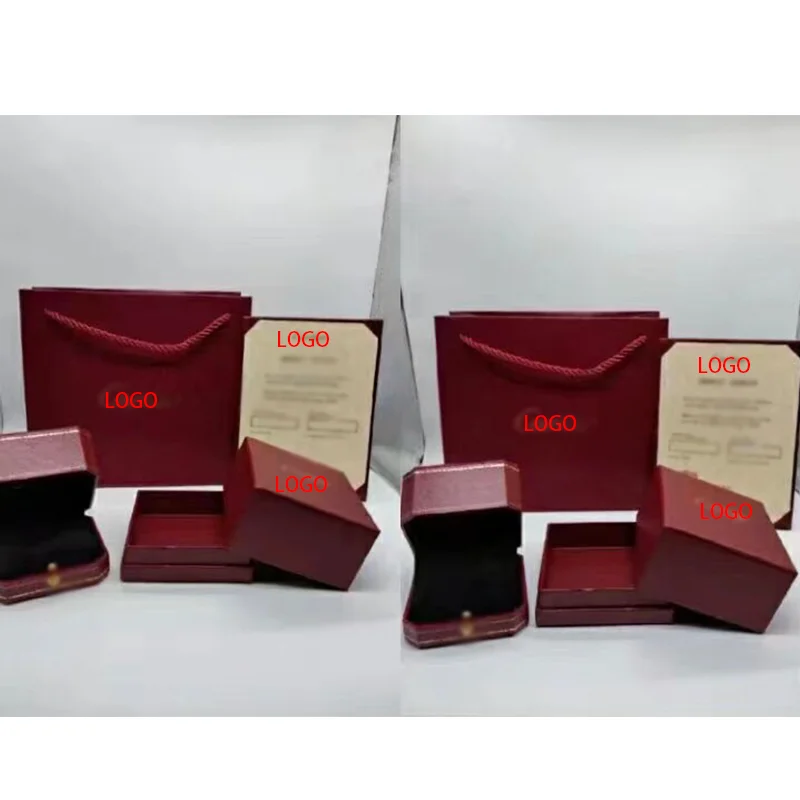 Wholesale Custom Luxury Paper carJewelry  Packaging van Box Bracelet Bracelet Earrings Necklace Red tier Ring Jewelry Box