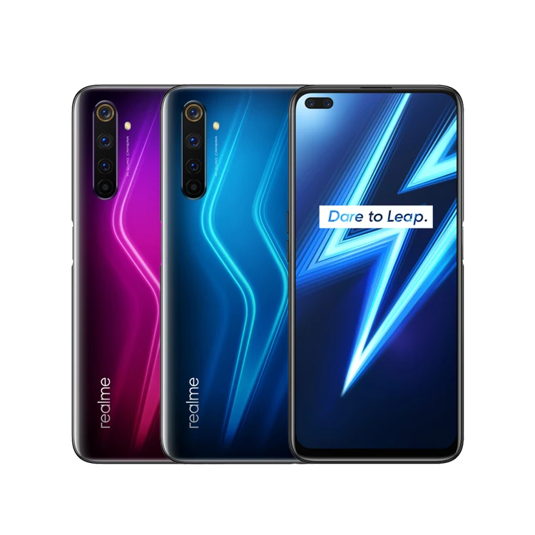 

Original Global Version Realme 6 Pro 6.6 Inches Mobile Phones 8GB 128GB Quad Camera Cell Phones 4300mAh Smart phone