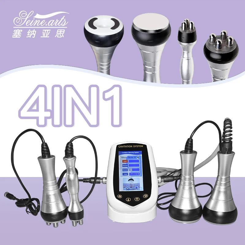 

2021 Professional 40Khz Ultrasonic Cavitation Vacuum System Fat Freezing Body Slimming RF Beauty Machine Home Use (LW-126), White