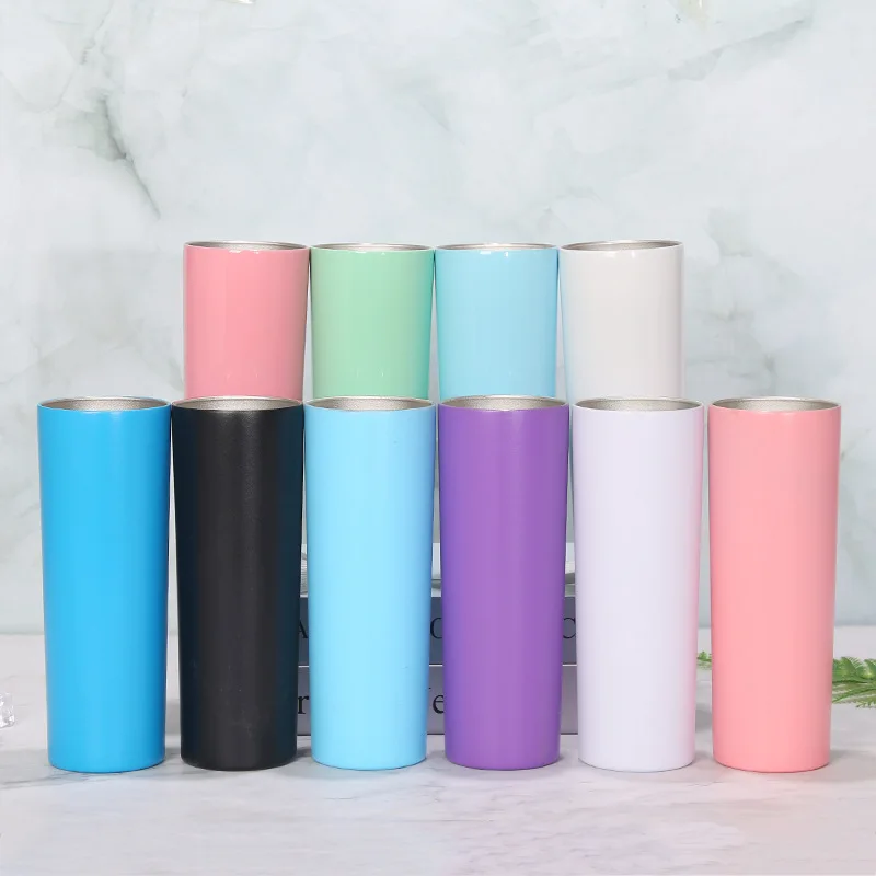 

Wholesale customized coffee mug double wall 304 stainless steel water bottle vacuum flask sublimation mug tumbler with straw, As picture