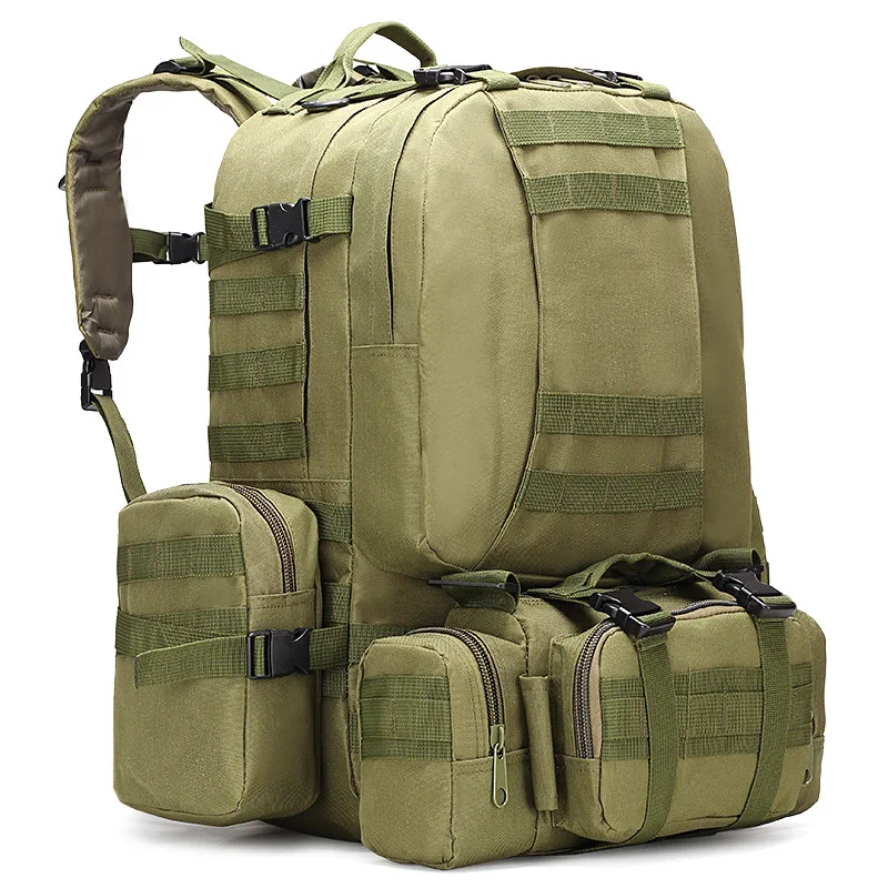

50L Molle Tactical 3 Day Outdoor Survival Assault Pack Military Army Rucksack Backpack Hunting Fishing Camping Bag, Multi colors