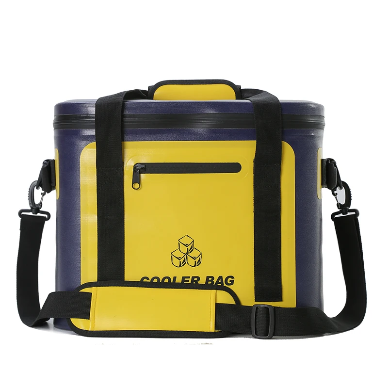 

IPSON Sport Fishing Camping IPX7 Customized lunch picnic box insulated ice Waterproof Cooler Bag, Accept customized